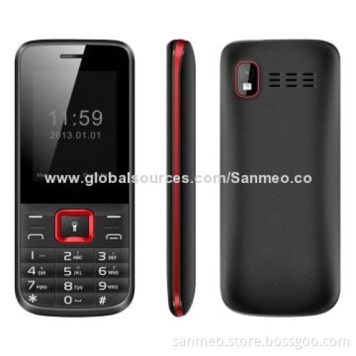 2.4-inch Mobile Phones, MT6260D, GSM/Bluetooth/FM/GPRS/Dual-SIM Dual-standby/Camera/1 T Card Slot
